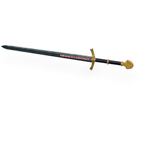 Engraved Fantasy Sword 3D Model
