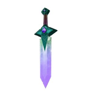 Mystic Crystal Sword 3D Model