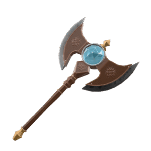 Gemstone Battle Axe 3D Model