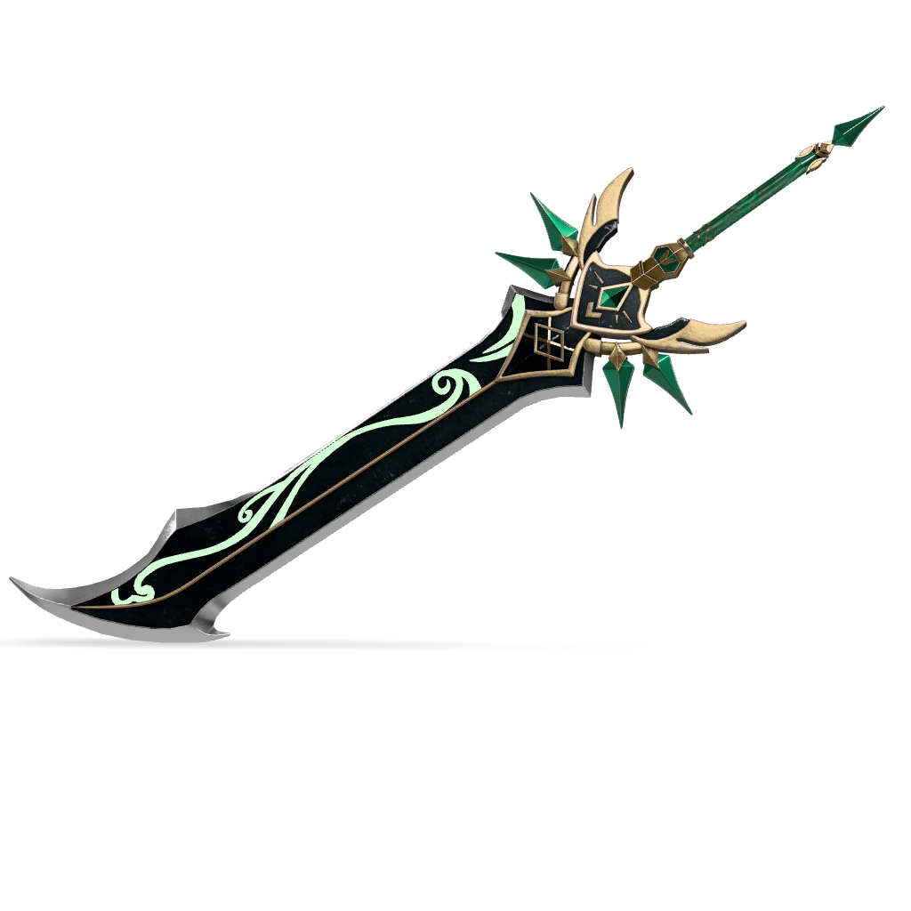 Emerald Guardian Sword 3D Model