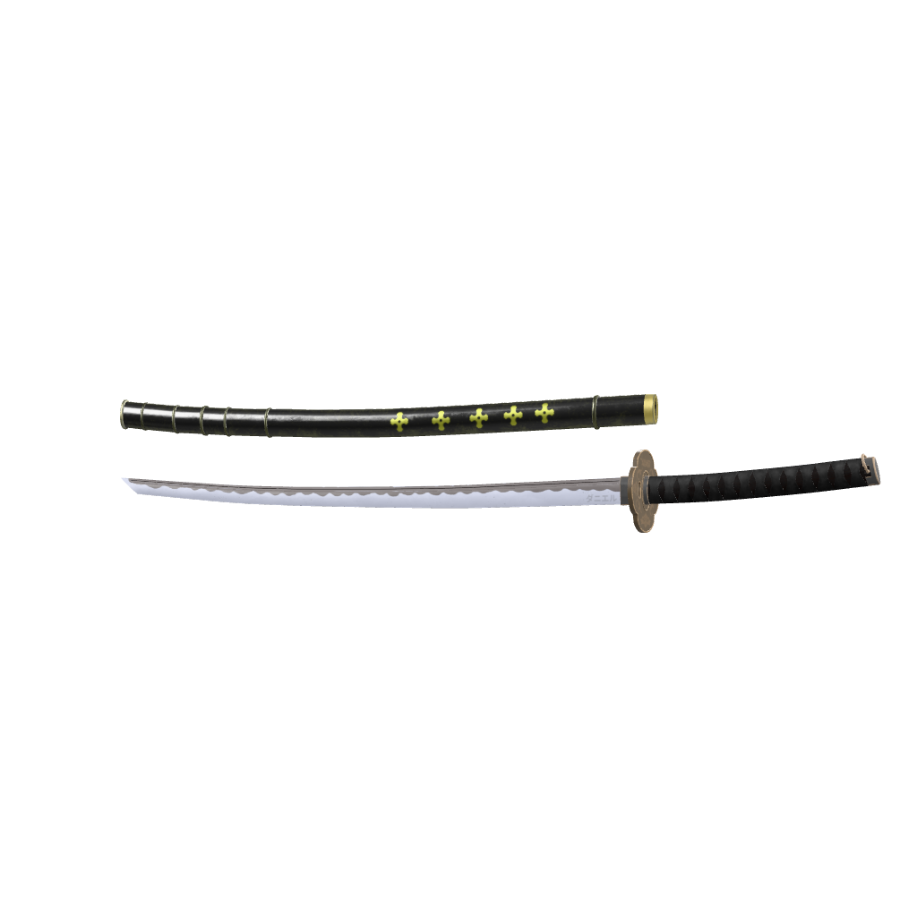 Zoro's Sword Kitetsu 3D Model