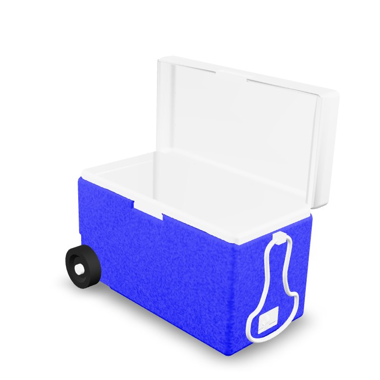 Wheeled Cooler Box 3D Model