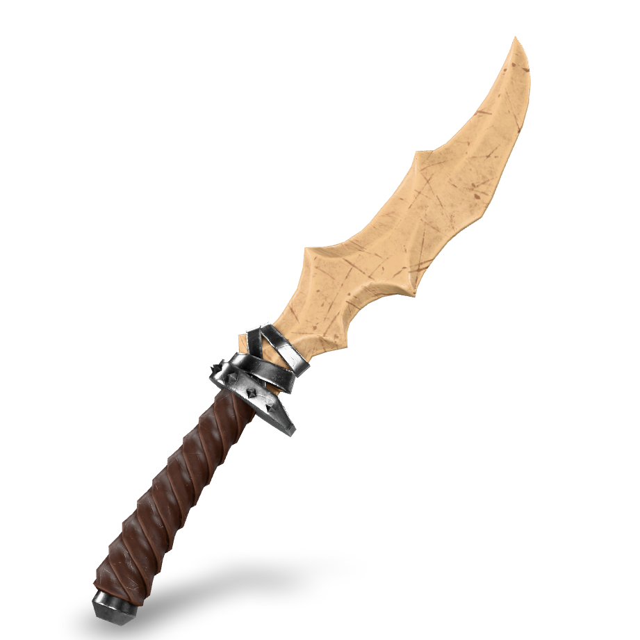 Stylized Fantasy Dagger 3D Model