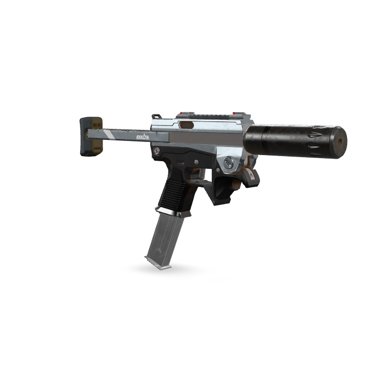 Sci-Fi Pistol 3D Model