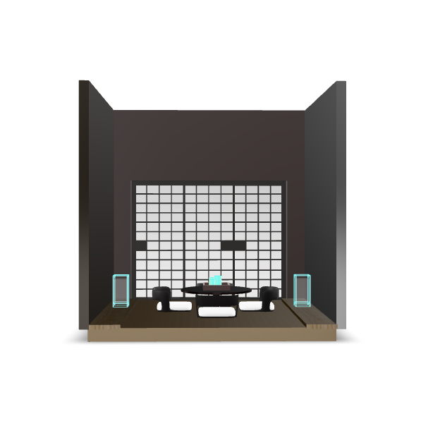 Zen Room Interior 3D Model