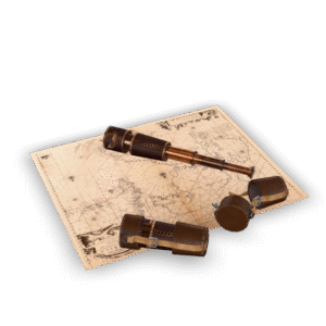 Antique Spyglass Telescope 3D Model