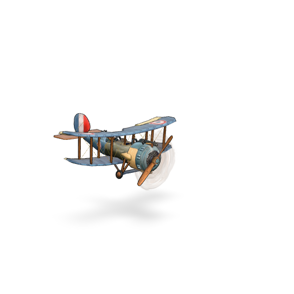 Vintage Biplane Aircraft 3D Model
