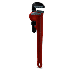 Red Pipe Wrench 3D Model