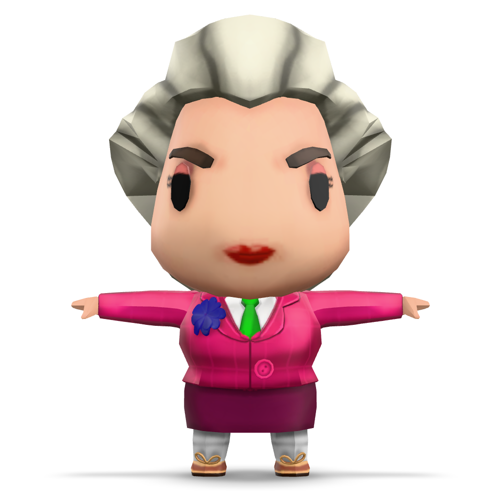 Stern Teacher Figure 3D Model