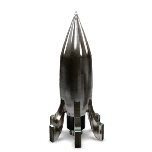 Retro Space Rocket 3D Model
