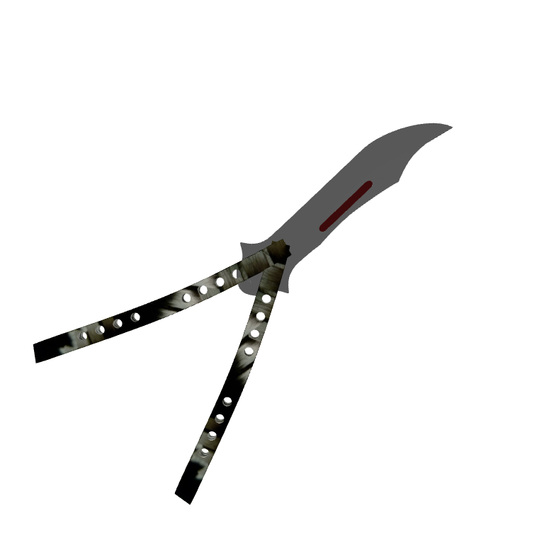 Butterfly Knife 3D Model