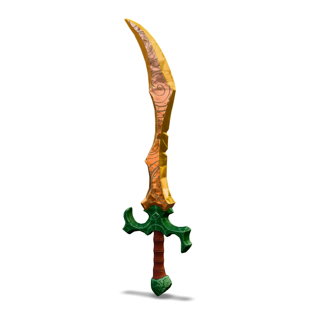 Stylized Fantasy Sword 3D Model