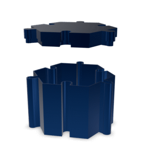 Slotted Container Design 3D Model