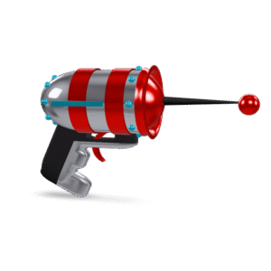 Retro Ray Gun 3D Model