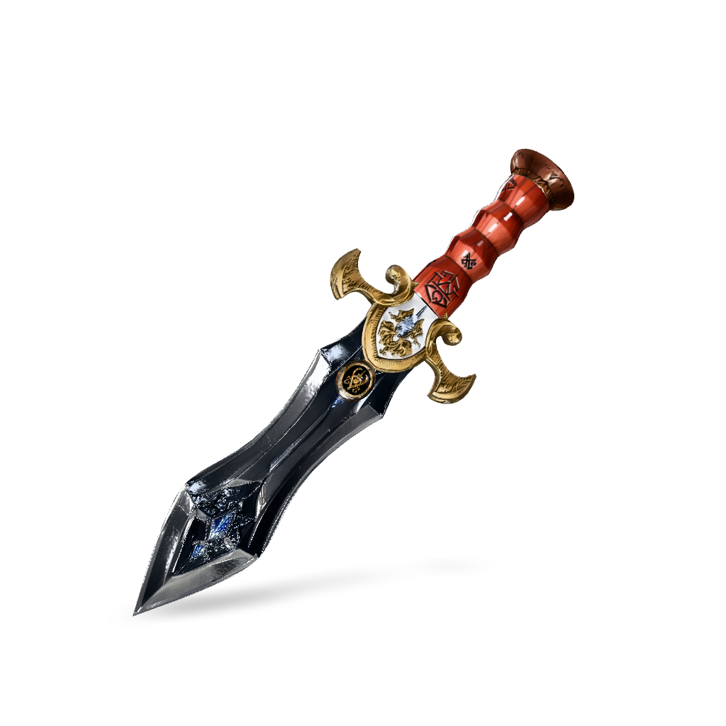 Ornate Ceremonial Dagger 3D Model