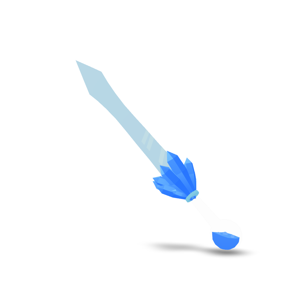 Crystal Ice Sword 3D Model