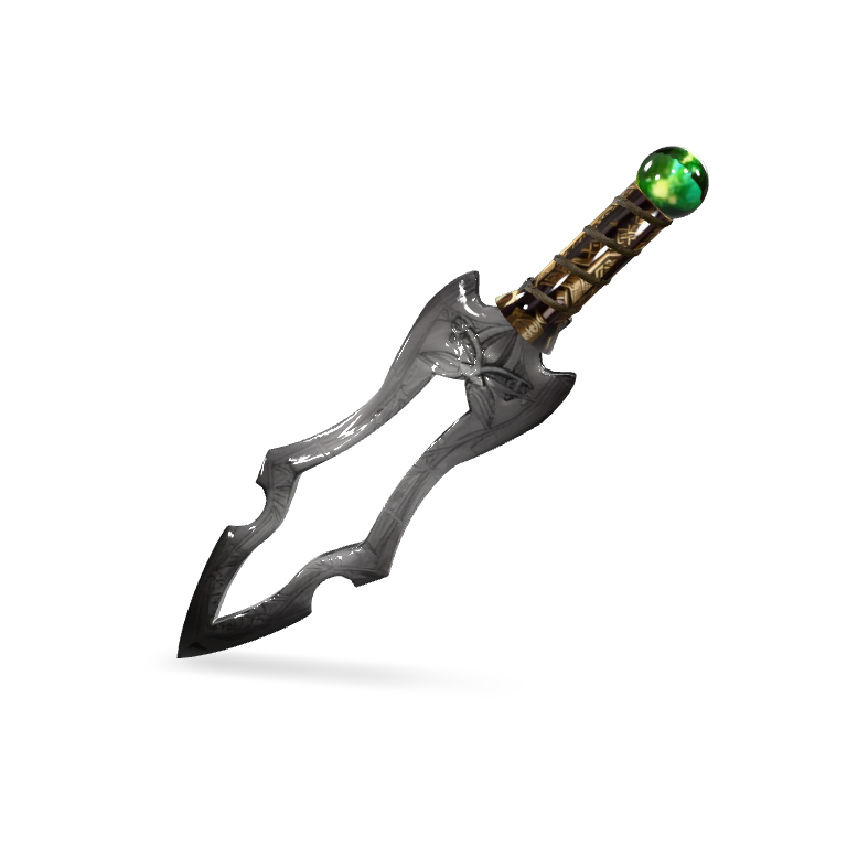 Ornate Ritual Dagger 3D Model