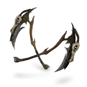 Skull Bone Scythes 3D Model