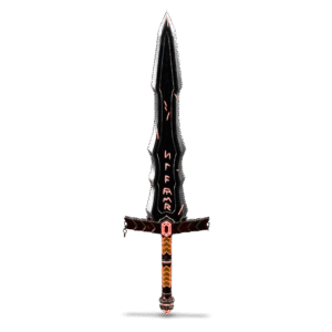 Runic Black Sword 3D Model