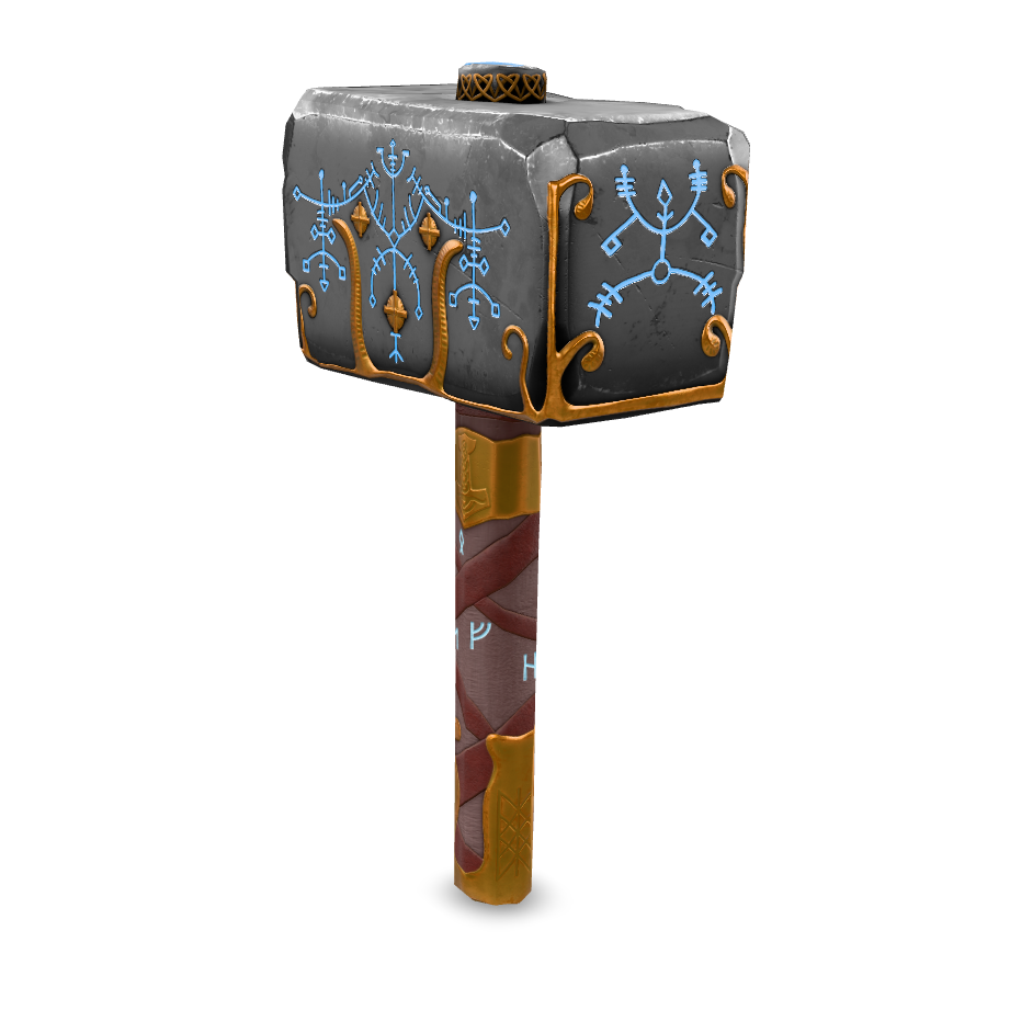 Mystical Hammer 3D Model