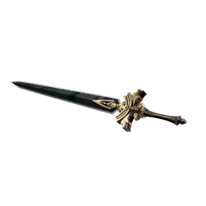 Ornate Dark Sword 3D Model