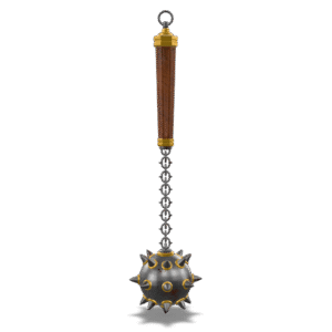 Medieval Spiked Flail 3D Model