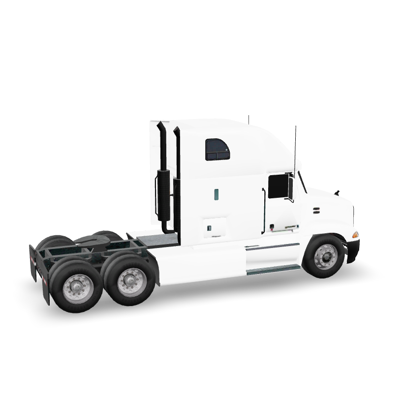 Sleeper Cab Truck 3D Model