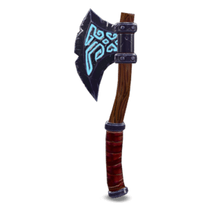 Runic Battle Axe 3D Model