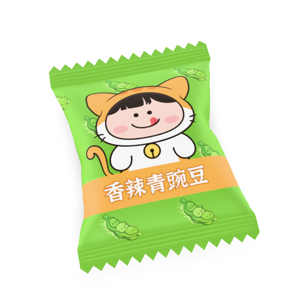 Snack Package Cartoon 3D Model