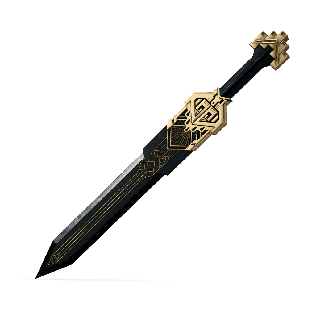 Art Deco Sword 3D Model