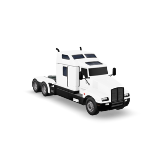 Semi Truck Cab 3D Model