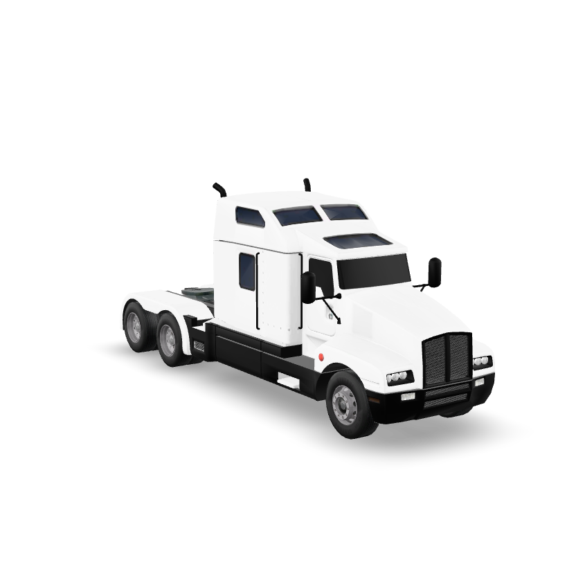 Semi Truck Cab 3D Model