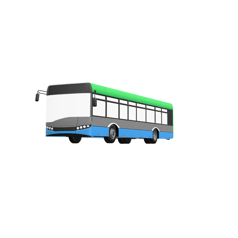 City Bus Model 3D Model