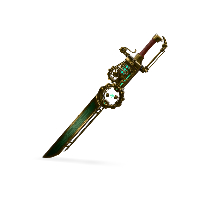 Steampunk Energy Blade 3D Model