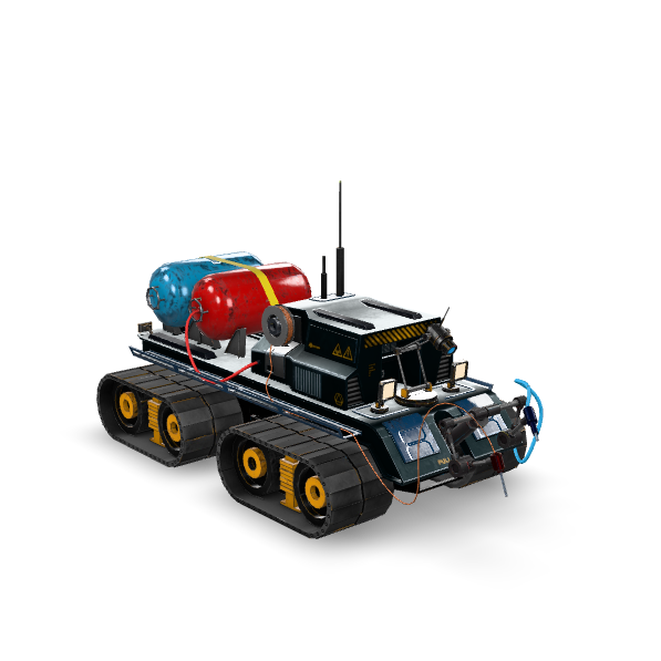 Sci-Fi Rover 3D Model