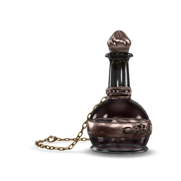 Antique Potion Bottle 3D Model