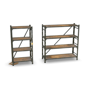 Rustic Shelving Units 3D Model