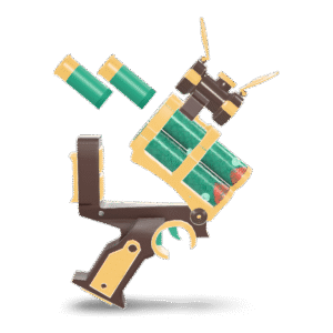 Cartoon Grenade Launcher 3D Model
