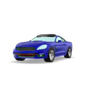 Stylized Sports Car 3D Model