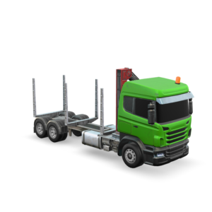 Logging Truck 3D Model