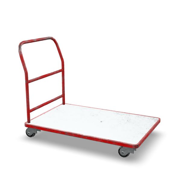 Industrial Platform Trolley 3D Model