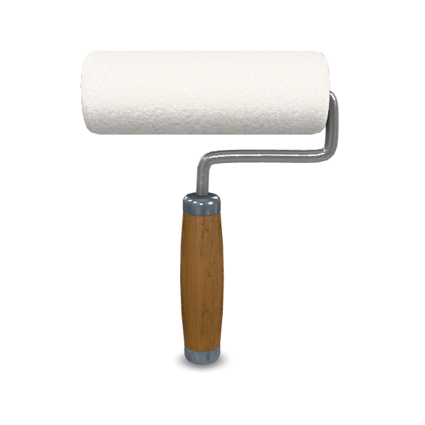 Paint Roller Tool 3D Model