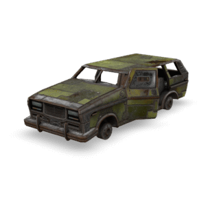 Rusty SUV Model 3D Model