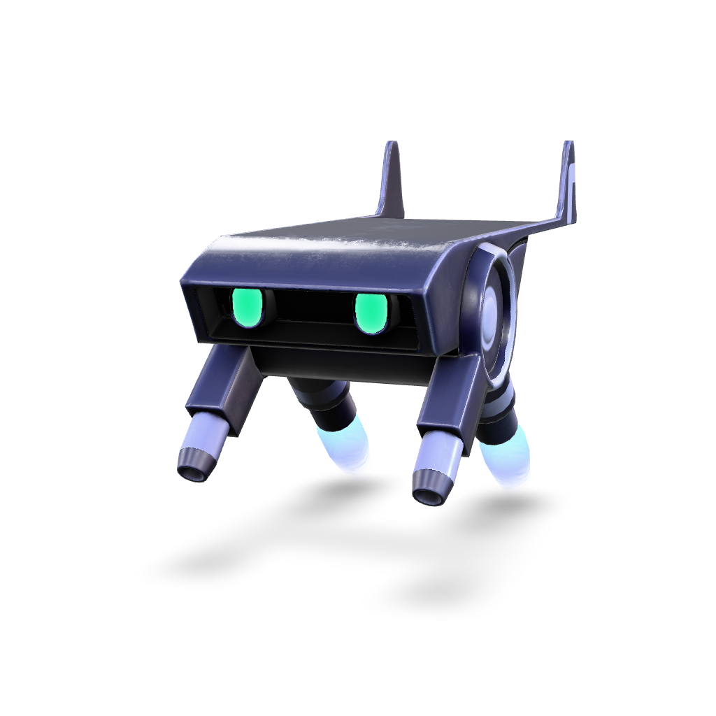Futuristic Robot Drone 3D Model