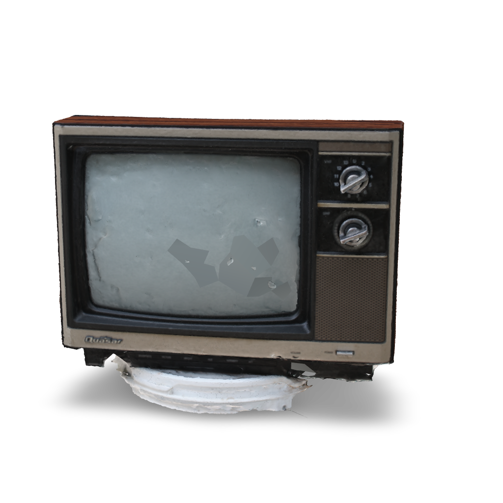 Vintage TV Set 3D Model