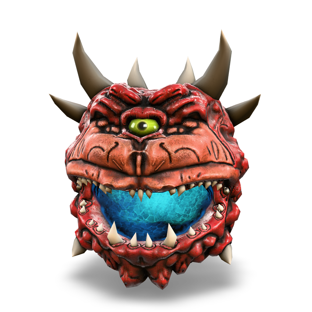 Cyclops Monster Head 3D Model