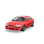 Red Volvo Sedan 3D Model