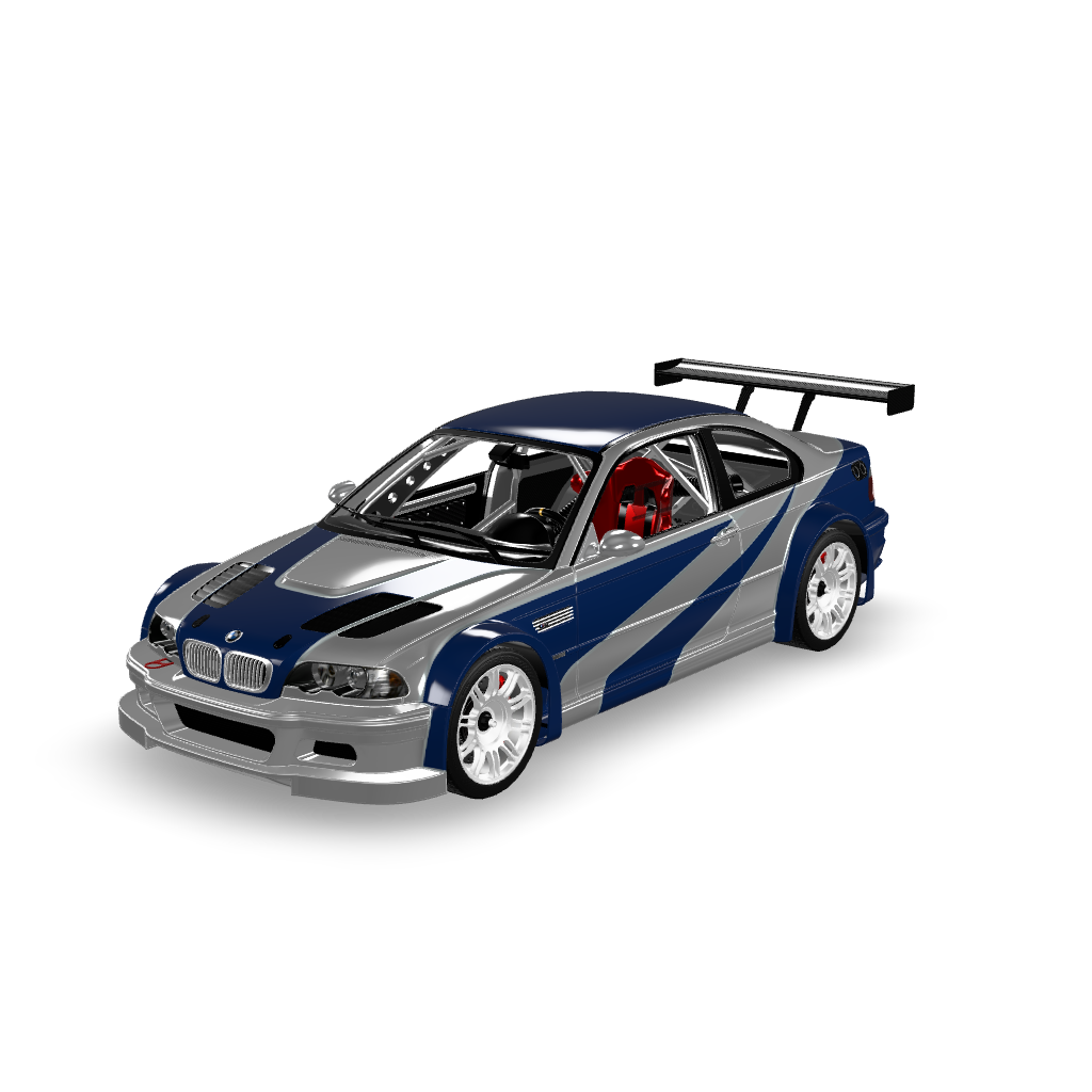 BMW Racing Car 3D Model